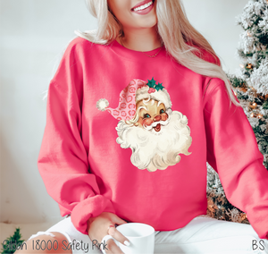 Pink Leopard Santa #BS6264