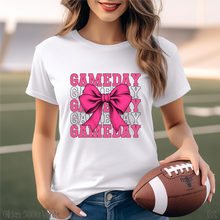 Load image into Gallery viewer, Pink Stacked Gameday Coquette Bow #BS7120
