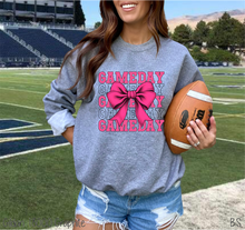 Load image into Gallery viewer, Pink Stacked Gameday Coquette Bow #BS7120
