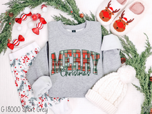 Load image into Gallery viewer, Plaid Merry Christmas Arched #BS8698
