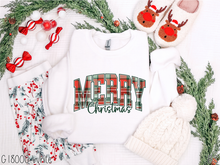 Load image into Gallery viewer, Plaid Merry Christmas Arched #BS8698

