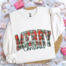 Load image into Gallery viewer, Plaid Merry Christmas Arched #BS8698

