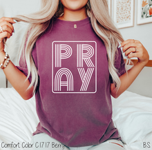 Load image into Gallery viewer, Pray Stacked Lined Letters #BS5787
