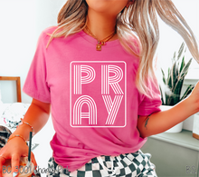 Load image into Gallery viewer, Pray Stacked Lined Letters #BS5787
