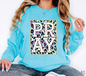 Pray Colorful Leopard Background #BS1389
