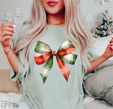 Load image into Gallery viewer, Preppy Christmas Plaid Bow #BS8699
