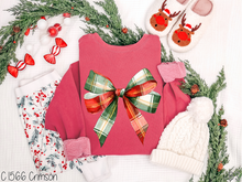 Load image into Gallery viewer, Preppy Christmas Plaid Bow #BS8699
