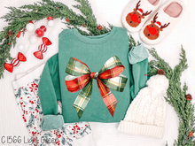 Load image into Gallery viewer, Preppy Christmas Plaid Bow #BS8699
