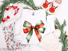 Load image into Gallery viewer, Preppy Christmas Plaid Bow #BS8699
