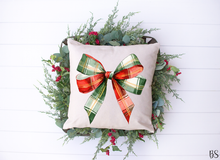 Load image into Gallery viewer, Preppy Christmas Plaid Bow #BS8699
