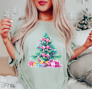 Preppy Christmas Tree With Presents #BS7329