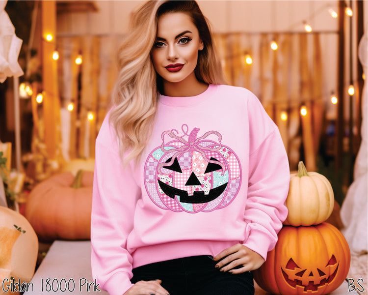 Preppy Floral Pink Pumpkin #BS8388 *8/17 PRINTS ON ORDER AND POSTED FOR PURCHASE BEFORE ARRIVAL