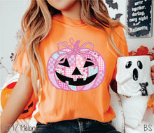 Load image into Gallery viewer, Preppy Floral Pink Pumpkin #BS8388 *8/17 PRINTS ON ORDER AND POSTED FOR PURCHASE BEFORE ARRIVAL
