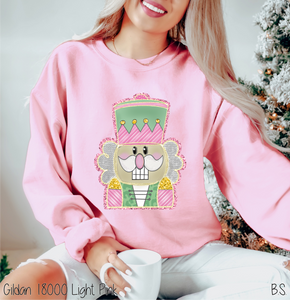 Preppy Nutcracker Head Faux Sparkle #BS7383