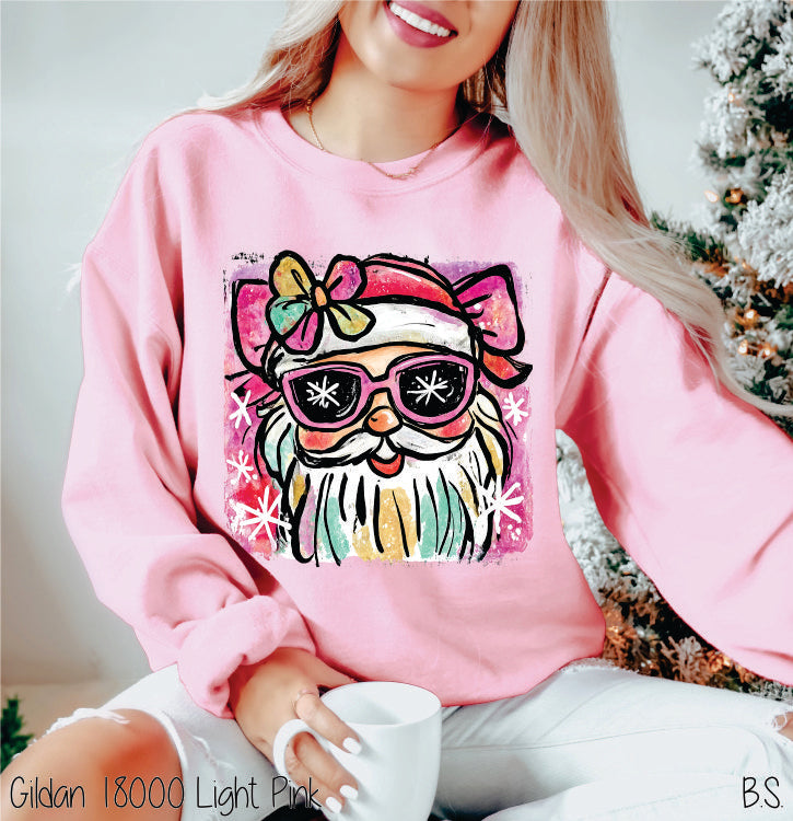 Preppy Santa With Glasses #BS8533