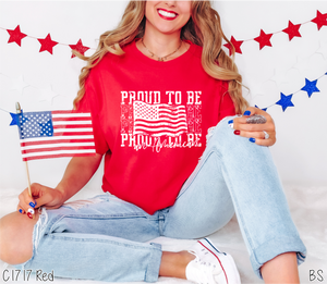 Proud To Be An American Stacked #BS6984