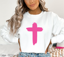 Load image into Gallery viewer, Pink Puff Cross #BS6504
