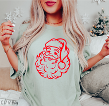 Load image into Gallery viewer, Red Puff Vintage Santa #BS6133
