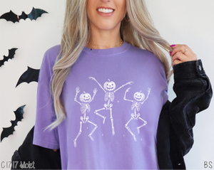 Pumpkin Head Dancing Skeletons #BS8404