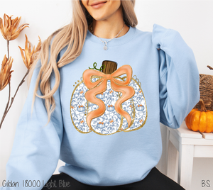 Pumpkin Print Grand Millennial Pumpkin #BS8414 *8/24 PRINTS ON ORDER AND EXTRAS POSTED FOR PURCHASE BEFORE ARRIVAL