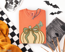 Load image into Gallery viewer, Pumpkin Seersucker #BS8341
