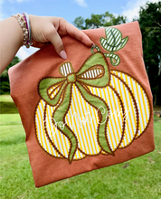 Load image into Gallery viewer, Pumpkin Seersucker #BS8341
