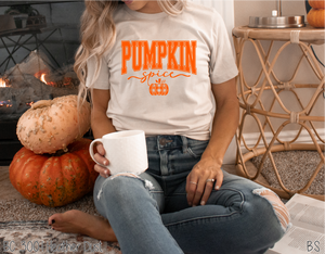 Pumpkin Spice Plaid Pumpkin #BS7206