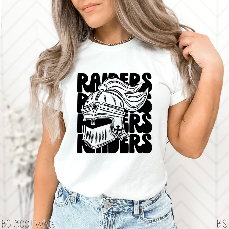 Raiders Stacked Mascot #BS5754