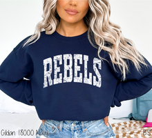 Load image into Gallery viewer, Rebels Distressed Arch #BS8581 *10/5 PRINTS ON ORDER AND EXTRAS POSTED FOR PURCHASE BEFORE ARRIVAL
