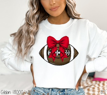 Load image into Gallery viewer, Red Bow Coquette Football #BS7092
