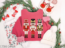 Load image into Gallery viewer, Red Gold Black Nutcracker Trio #BS8719
