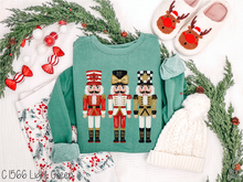 Load image into Gallery viewer, Red Gold Black Nutcracker Trio #BS8719
