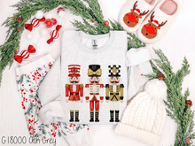 Load image into Gallery viewer, Red Gold Black Nutcracker Trio #BS8719
