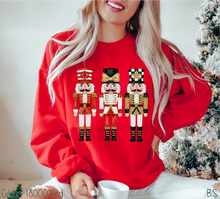 Load image into Gallery viewer, Red Gold Black Nutcracker Trio #BS8719
