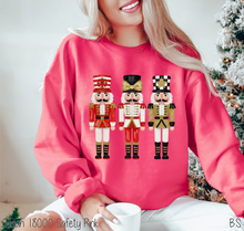 Load image into Gallery viewer, Red Gold Black Nutcracker Trio #BS8719
