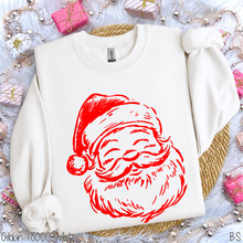 Load image into Gallery viewer, Red Hand Drawn Santa #BS8702
