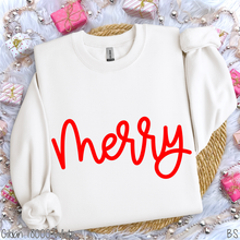 Load image into Gallery viewer, Red Merry Script #BS8690
