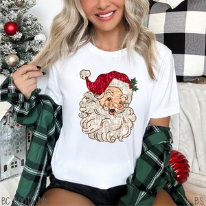 Red Sequin Retro Santa #BS6186