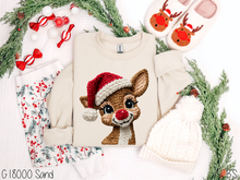 Load image into Gallery viewer, Boy Reindeer Faux Crochet #BS8620
