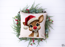 Load image into Gallery viewer, Boy Reindeer Faux Crochet #BS8620

