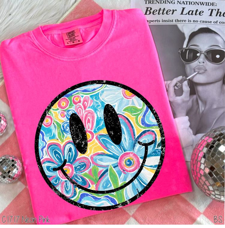 Retro Floral Summer Smile #BS8192