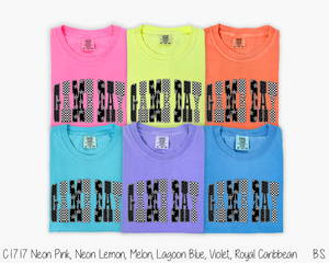 Retro Game Day Pattern Letters #BS8294