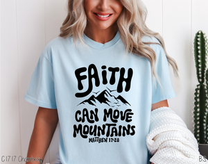 Retro Letters Faith Can Move #BS7208