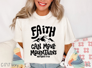 Retro Letters Faith Can Move #BS7208