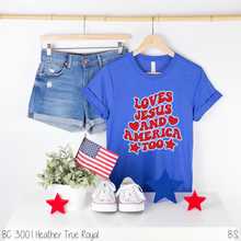 Load image into Gallery viewer, Retro Loves Jesus And America Too #BS5580
