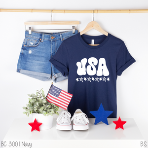 Retro USA With Stars #BS6956