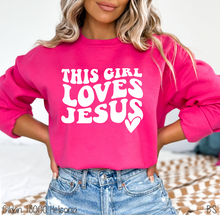 Load image into Gallery viewer, Retro This Girl Loves Jesus #BS3390
