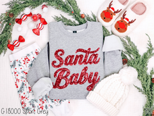 Load image into Gallery viewer, Santa Baby Faux Sequin #BS8587A *10/12 PRINTS ON ORDER AND EXTRAS POSTED FOR PURCHASE BEFORE ARRIVAL
