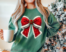 Load image into Gallery viewer, Santa Buckle Coquette Bow #BS7403
