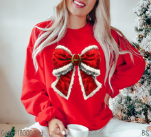 Load image into Gallery viewer, Santa Buckle Coquette Bow #BS7403
